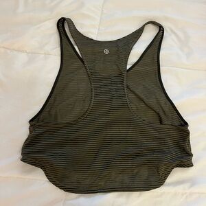 Lululemon army green tank top